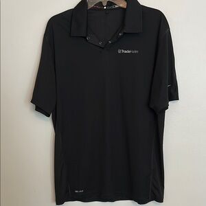Men's Black Polo Shirt DEI-FIT - Large